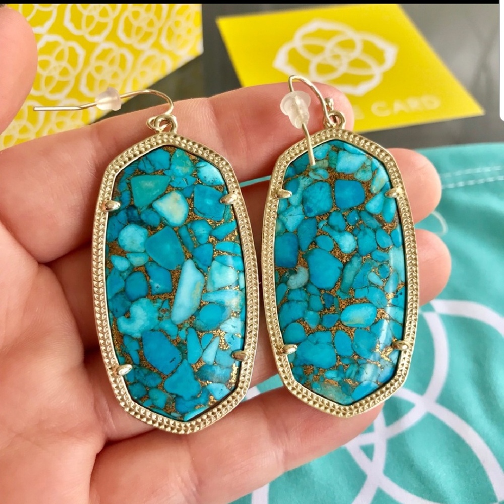 Bronze veined turquoise darnielle
